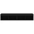 Muebles de TV con luces LED 2 uds negro 80x30x30