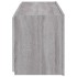 Muebles TV de pared con luces LED 2 uds gris Sonoma 60x35x41