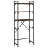 Estantería lavadora madera ingeniería roble humo 67x25x163