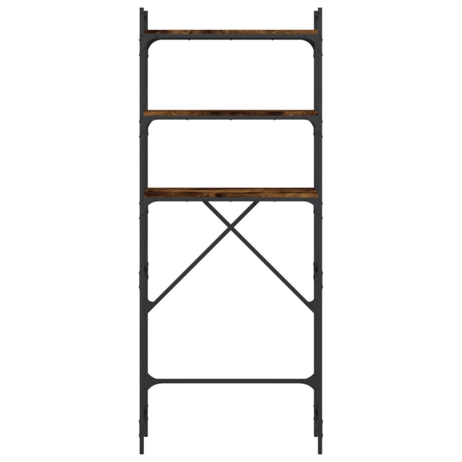 Estantería lavadora madera ingeniería roble humo 67x25x163