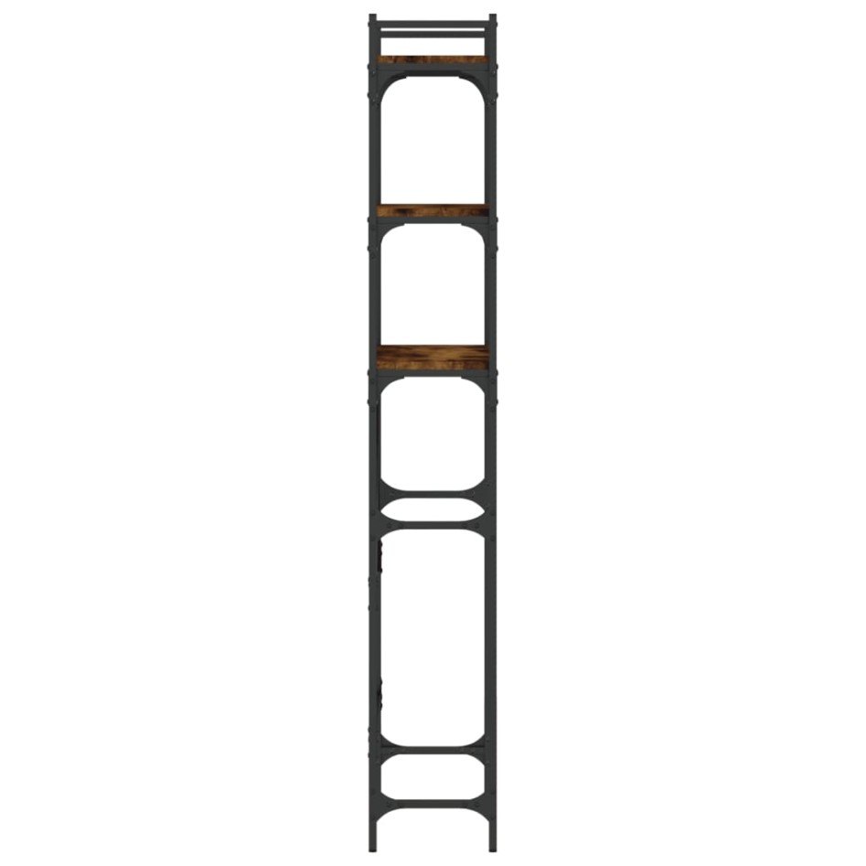 Estantería lavadora madera ingeniería roble humo 67x25x163