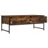 Mesa de centro madera ingeniería roble ahumado 101x49x39,5