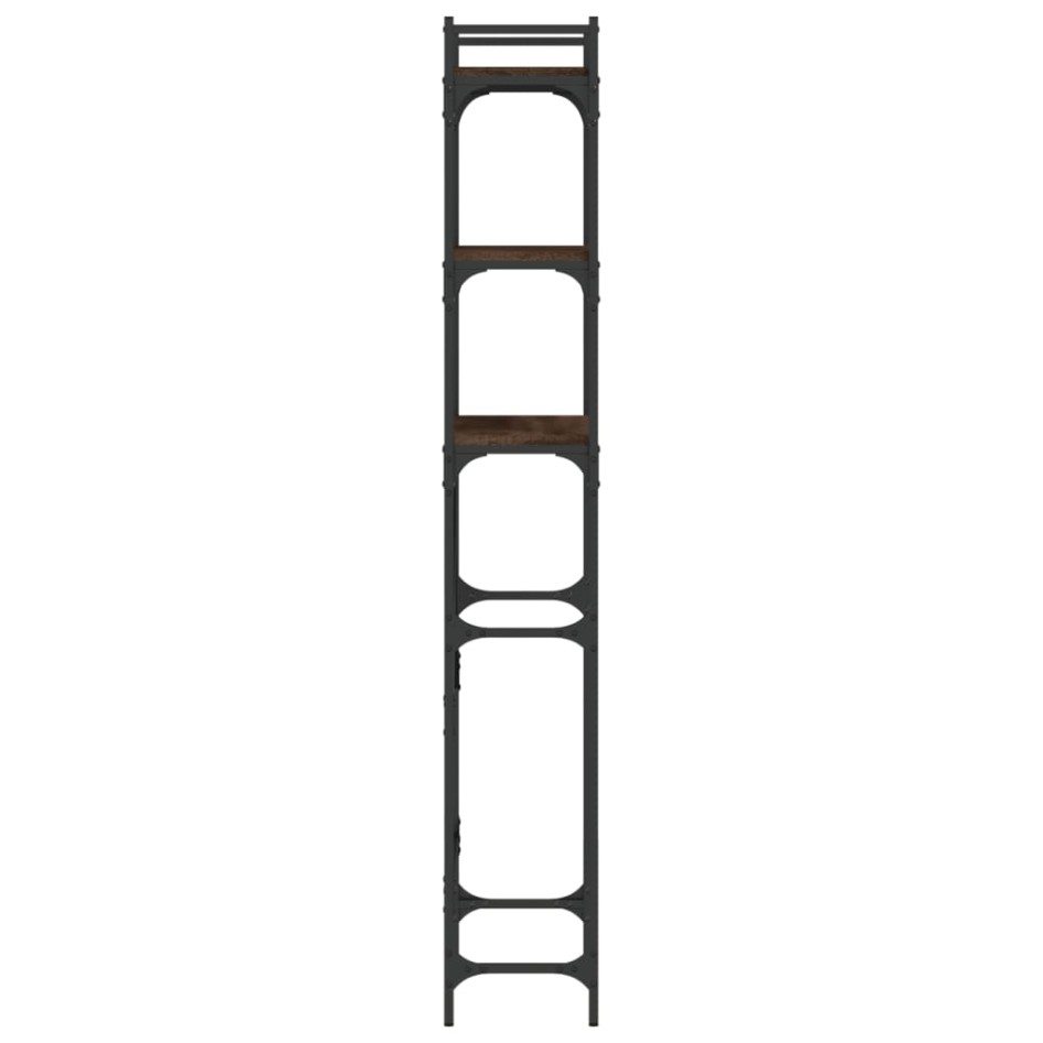 Estantería lavadora madera ingeniería roble marrón 67x25x163