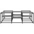 Mesa de centro madera de ingeniería gris Sonoma 121x121x40