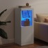 Aparador con luces LED blanco 41x37x100