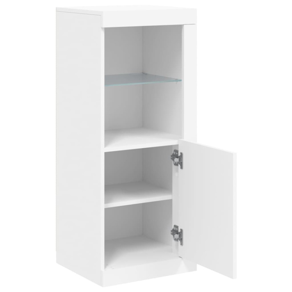 Aparador con luces LED blanco 41x37x100