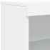 Aparador con luces LED blanco 60,5x37x100
