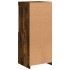 Aparador con luces LED roble ahumado 41x37x100