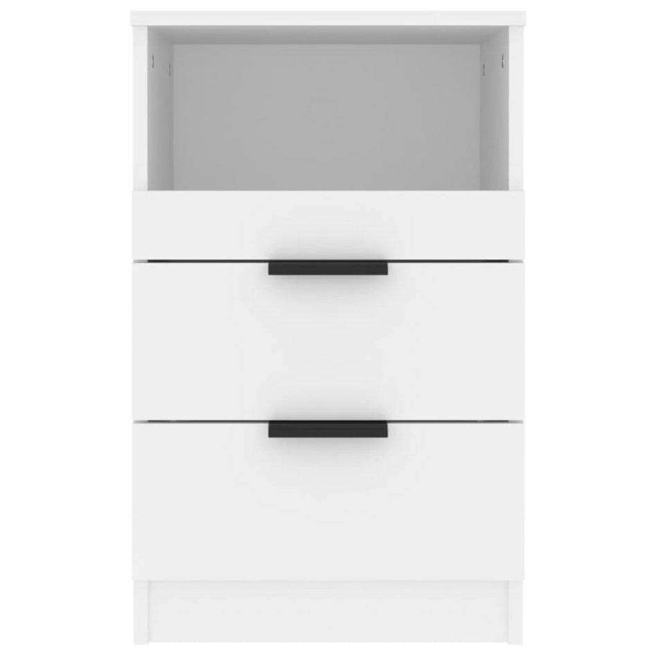 Mesitas de noche 2 uds madera contrachapada color