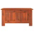 Baúl de almacenamiento con tapa madera maciza de acacia