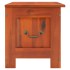 Baúl de almacenamiento con tapa madera maciza de acacia