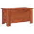 Baúl de almacenamiento con tapa madera maciza de acacia