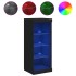 Aparador con luces LED negro 41x37x100