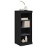 Aparador con luces LED negro 41x37x100