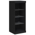 Aparador con luces LED negro 41x37x100
