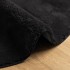 Alfombra de pelo corto suave lavable HUARTE negro Ø 160