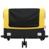 Remolque para bicicleta hierro negro y amarillo 45
