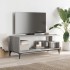 Mueble de TV madera de ingeniería y acero roble 102x40x41