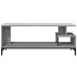 Mueble de TV madera de ingeniería y acero roble 102x40x41