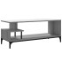 Mueble de TV madera de ingeniería y acero roble 102x40x41