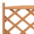 Jardinera con enrejado de madera maciza de abeto