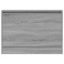 Zapatero de madera de ingeniería gris Sonoma 80x21x57