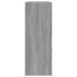 Zapatero de madera de ingeniería gris Sonoma 80x21x57