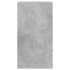 Zapatero de madera de ingeniería gris hormigón 60x34x63,5
