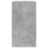 Zapatero de madera de ingeniería gris hormigón 80x34x63