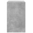 Mueble zapatero madera contrachapada gris hormigón 70x36x60