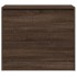 Zapatero de madera de ingeniería marrón roble 80x42x69