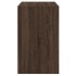Zapatero de madera de ingeniería marrón roble 80x42x69