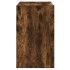 Zapatero de madera de ingeniería roble ahumado 80x42x69