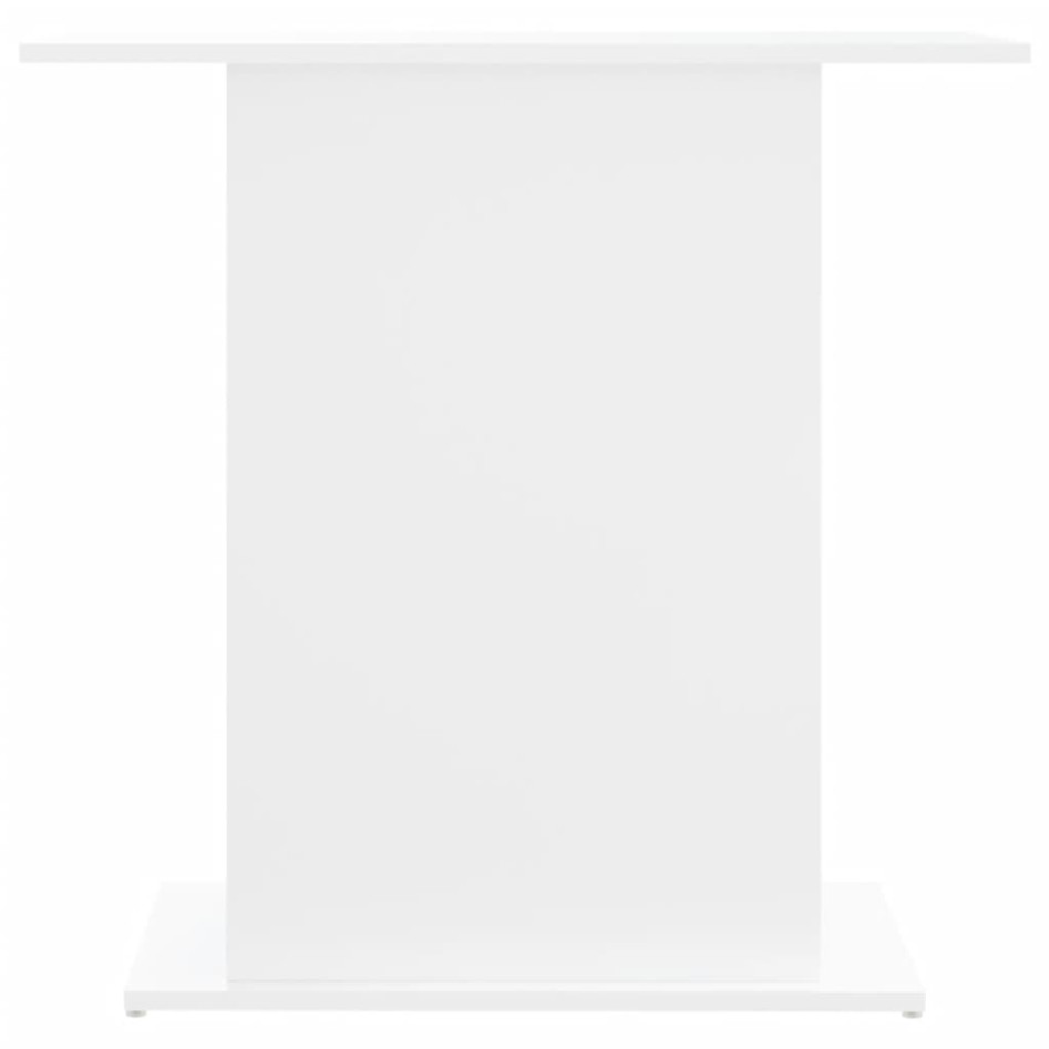 Soporte para acuario madera de ingeniería blanco 75x36x72,5