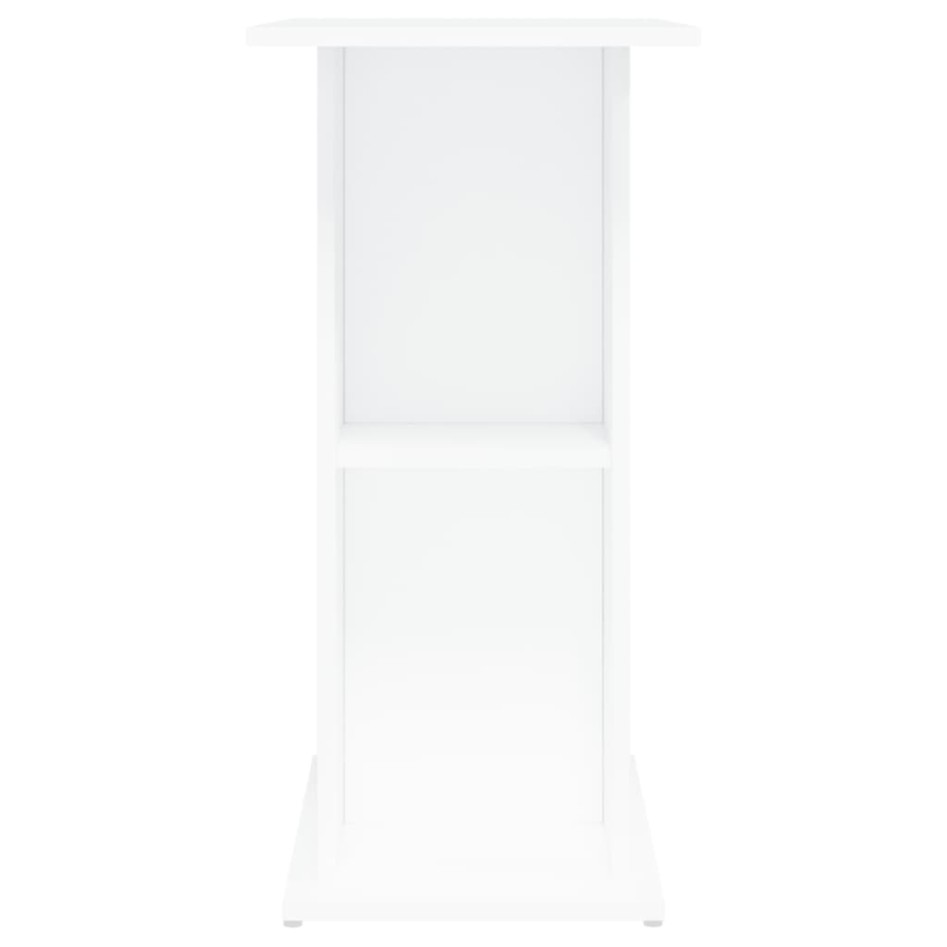 Soporte para acuario madera de ingeniería blanco 75x36x72,5