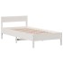 Estructura cama sin colchón madera maciza pino blanca