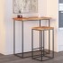 Tablero de mesa rectangular acacia borde vivo 60x40x2,5