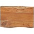 Tablero de mesa rectangular acacia borde vivo 60x40x2,5