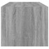 Mesa de centro con puertas de vidrio gris Sonoma 102x50x42