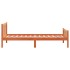 Estructura de cama sin colchón madera maciza marrón 90x190