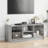 Mueble de TV con puertas de vidrio gris Sonoma 102x37x42