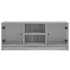 Mueble de TV con puertas de vidrio gris Sonoma 102x37x42