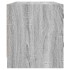 Mueble de TV con puertas de vidrio gris Sonoma 102x37x42