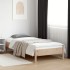 Estructura de cama sin colchón madera maciza de pino 100x200
