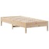 Estructura de cama sin colchón madera maciza de pino 100x200