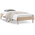 Estructura de cama sin colchón madera maciza de pino 90x200