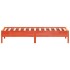Estructura de cama sin colchón madera maciza marrón 75x190