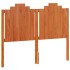 Cabecero de cama madera maciza de pino marrón cera 135