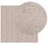 Alfombra peluda de pelo largo moderna PAMPLONA beige 160x160