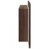 Armario espejo de baño LED acrílico marrón roble 80x12x45